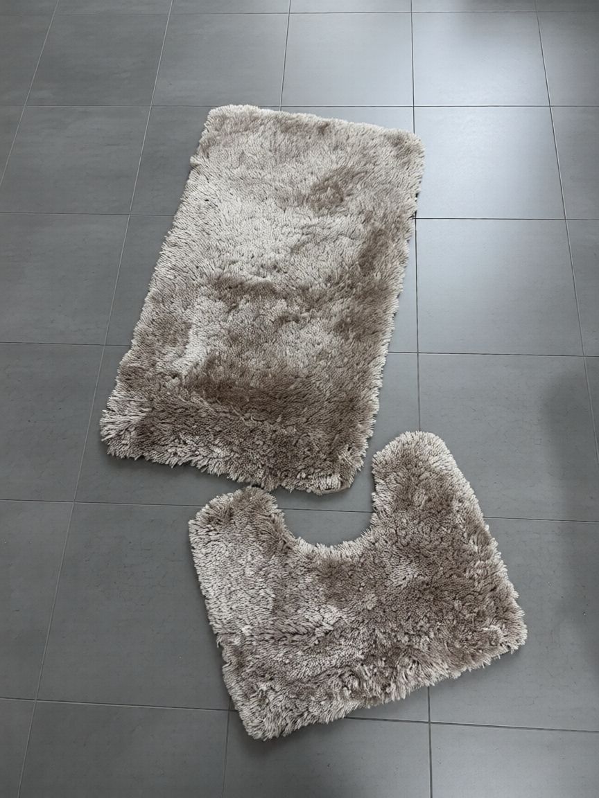 Scott Barna 2 Részes 50x80cm + Wc kilépő Fürdőszoba Szőnyeg