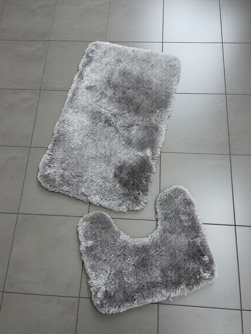 Scott Világos Szürke 2 Részes 50x80cm + Wc kilépő Fürdőszoba Szőnyeg