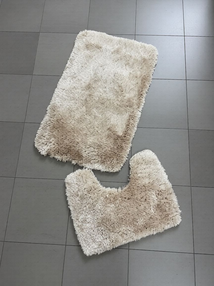 Scott Bézs 2 Részes 50x80cm + Wc kilépő Fürdőszoba Szőnyeg