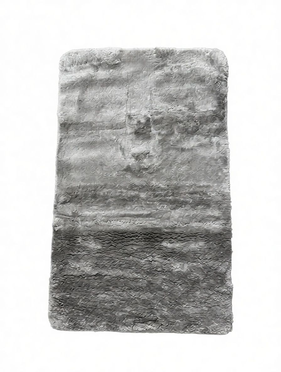 Sebano Shaggy Plüss Világos Szürke Fürdőszoba Szőnyeg