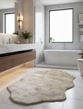 Sebano Shaggy Plüss V Bézs Fürdőszoba Szőnyeg