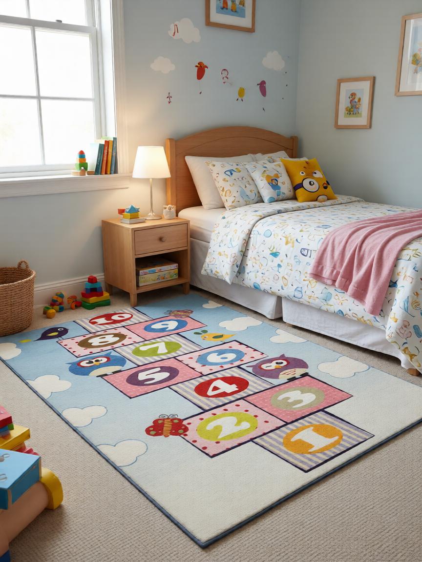 Ugróiskola Mintás Gyerekszőnyeg