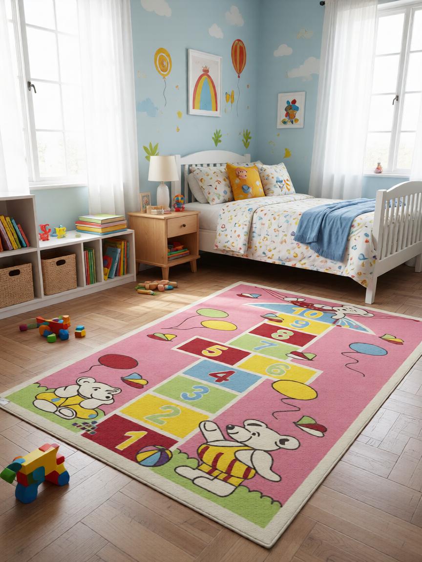 Ugróiskola Mintás Gyerekszőnyeg