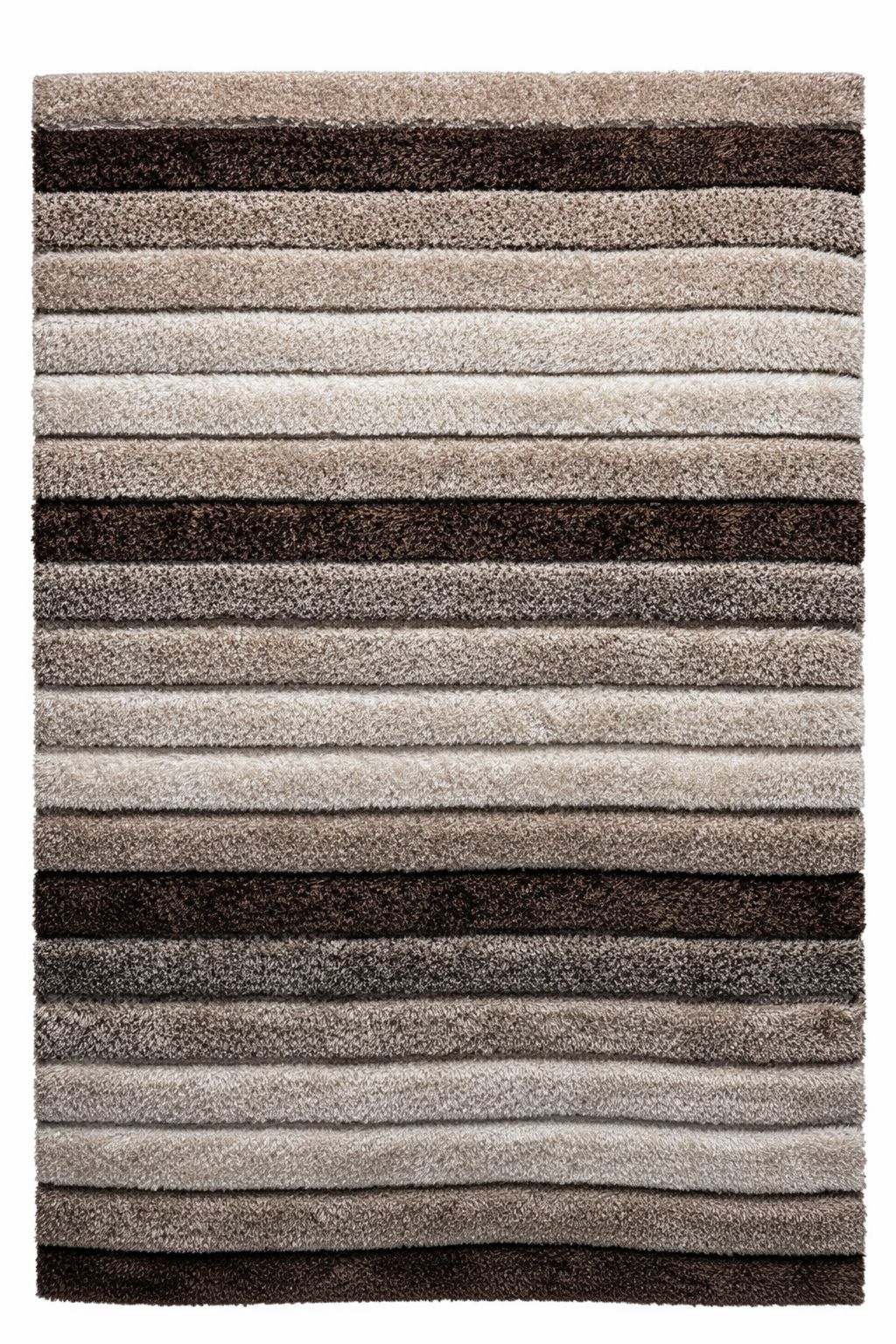 3D California Barna-Bézs Shaggy Szőnyeg