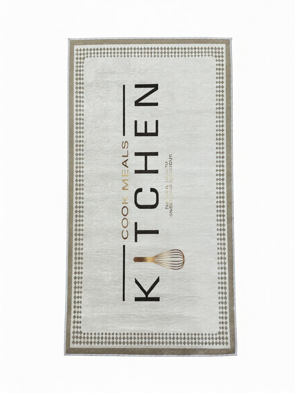 Bézs Mintás Konyhai Szőnyeg