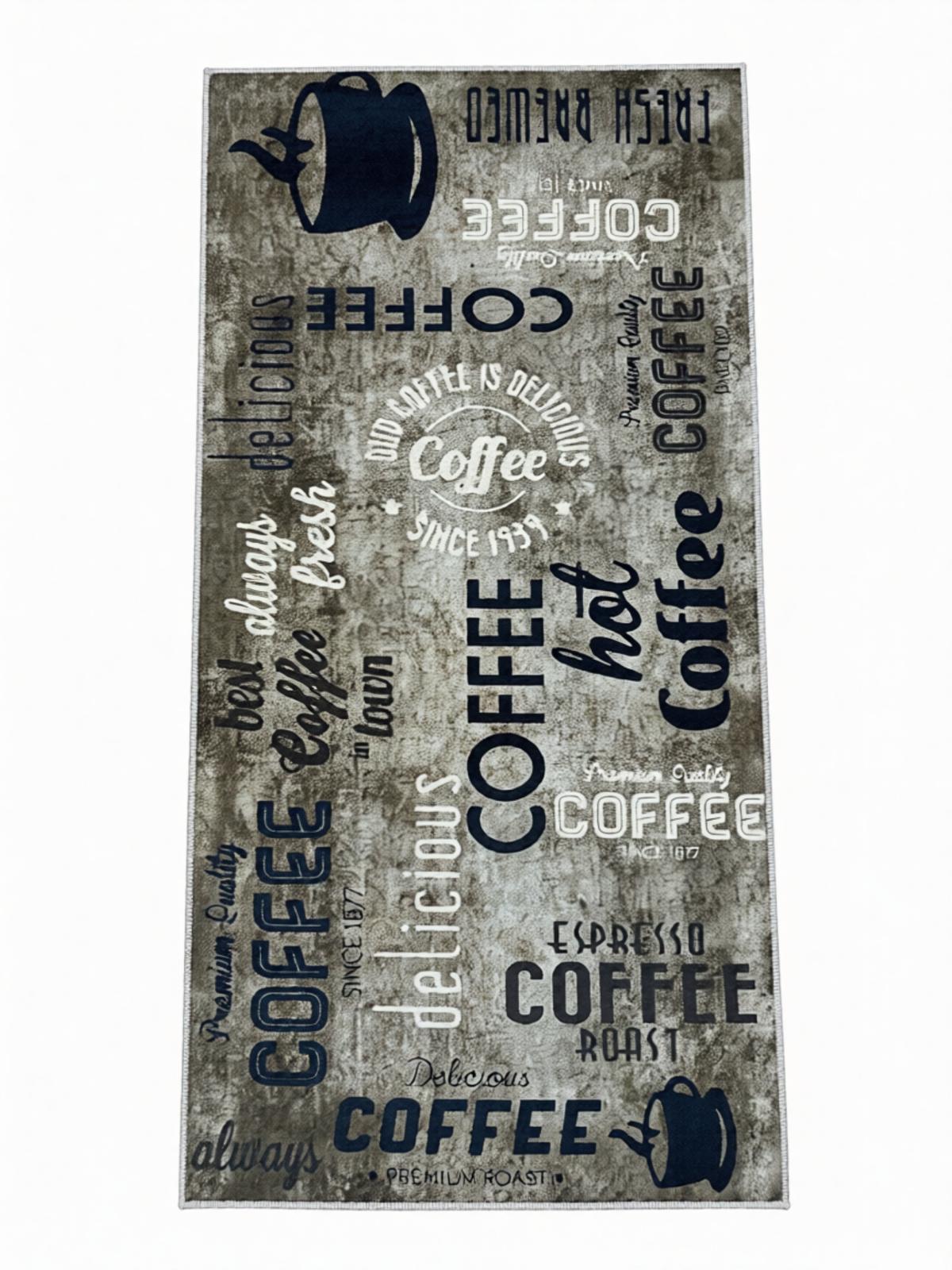 Szürke Mintás Konyhai Szőnyeg