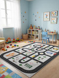 Autópálya Mintás Gyerekszőnyeg