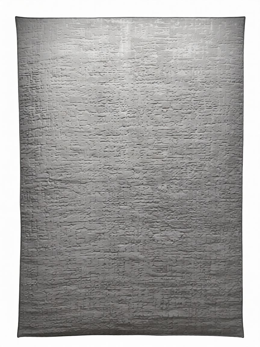 CarpetlyHome Bergamo Adore szürke puha szőnyeg, 100% polipropilén, 8 mm szálhossz, modern mintás, padlófűtéshez is alkalmas.