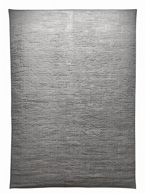 CarpetlyHome Bergamo Adore szürke puha szőnyeg, 100% polipropilén, 8 mm szálhossz, modern mintás, padlófűtéshez is alkalmas.