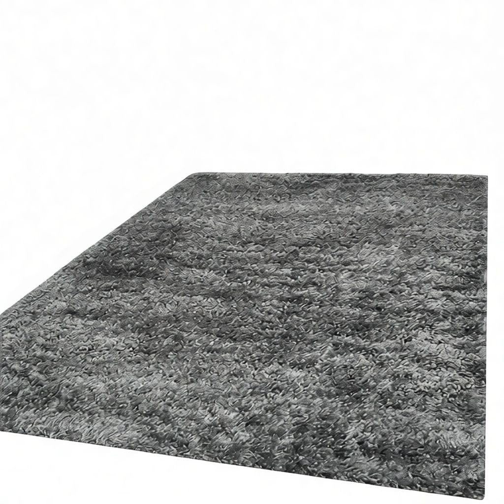 CarpetlyHome Carena sötétszürke shaggy szőnyeg, puha, magas szálú, 100% polipropilén, 30 mm szálhossz.
