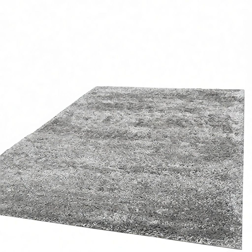 CarpetlyHome Carena világosszürke shaggy szőnyeg, 100% polipropilén, 30 mm szálhossz, padlófűtéshez is alkalmas.