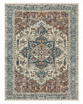CarpetlyHome klasszikus mintás, többszínű perzsa stílusú szőnyeg, 100% polipropilén, 12 mm szálhossz, padlófűtéshez is alkalmas.