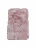 CarpetlyHome Scott rózsaszín, 50x80 cm-es, hosszú szálú, csúszásgátlós fürdőszoba szőnyeg polipropilén anyagból.