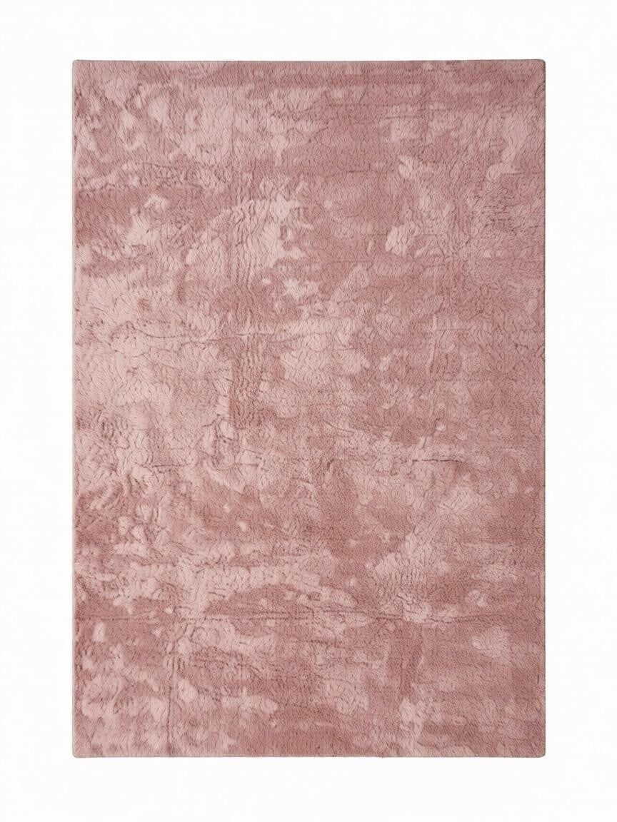 CarpetlyHome rózsaszín plüss szőnyeg, puha, 12 mm szálhosszúság, ideális nappaliba, hálószobába.