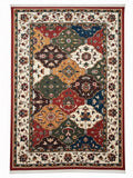 CarpetlyHome színes patchwork orientál mintás klasszikus szőnyeg, polipropilén, 7 mm szálhossz, 1.5 kg/m², anti-allergén, padlófűtéshez is alkalmas.