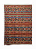 CarpetlyHome színes, etno mintás, polipropilén szőnyeg, 7mm szálhossz, 1.5kg/m², padlófűtéshez is alkalmas