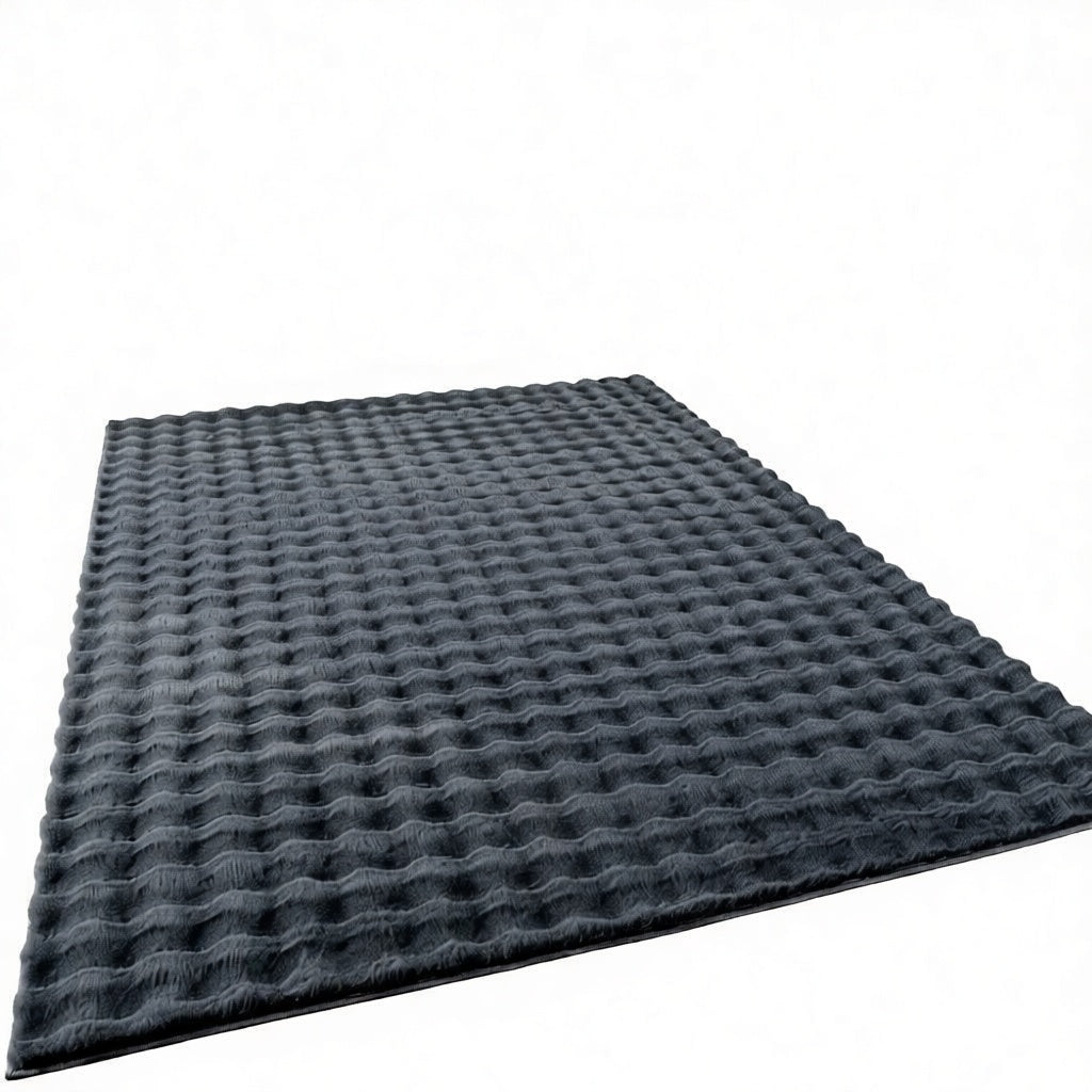 3D Bubble Antracit Szőnyeg
